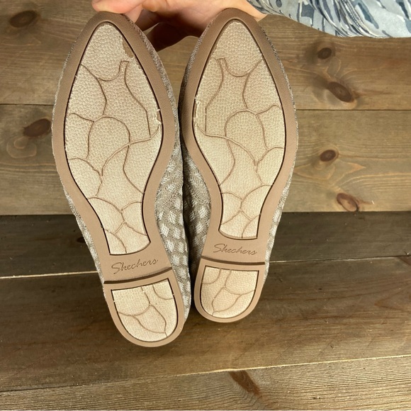 skechers cleo honeycomb Womens size 8.5 shoes brown slip on comfort flats - Picture 8 of 9